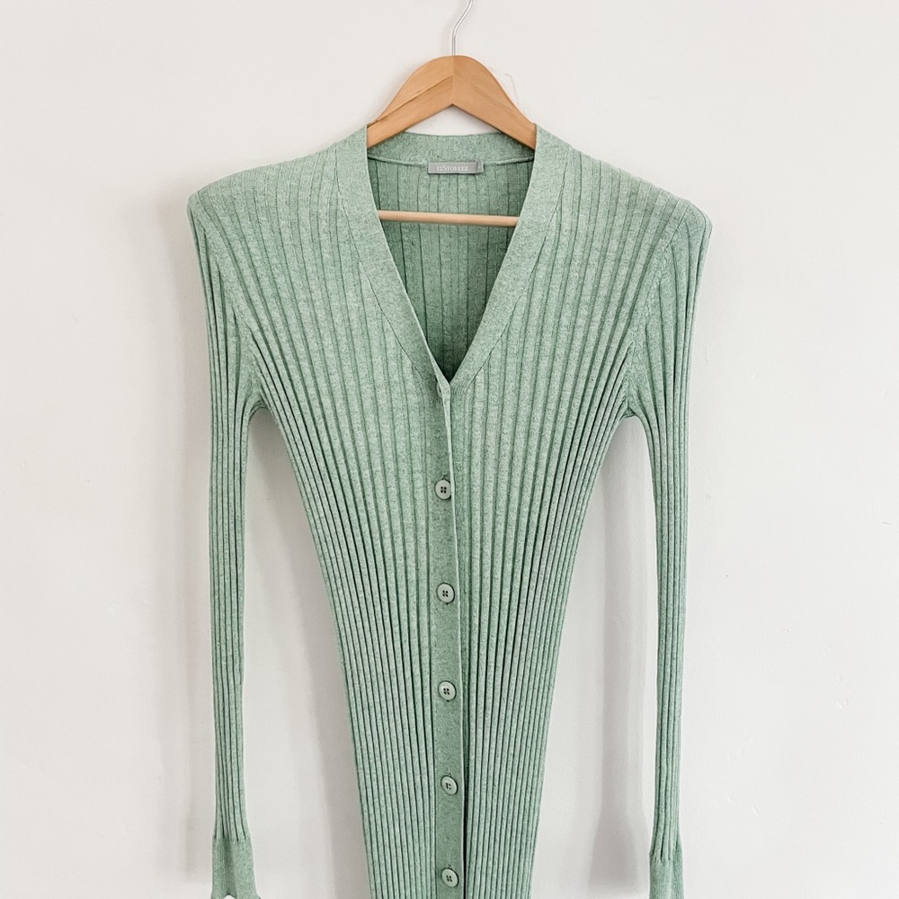 Designer dress in mint color